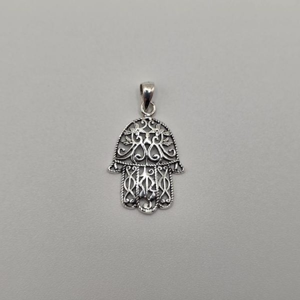 COLGANTE MANO DE FATIMA PLATA DE LEY