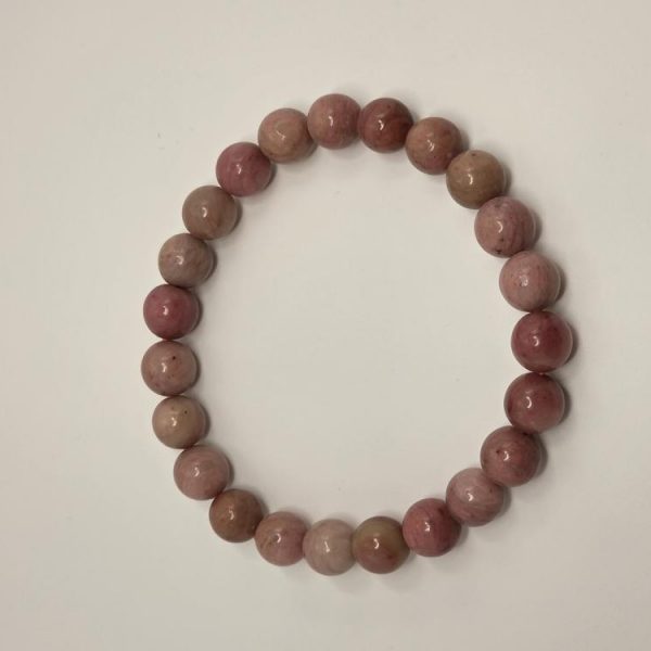 PULSERA RODONITA BOLA 8MM