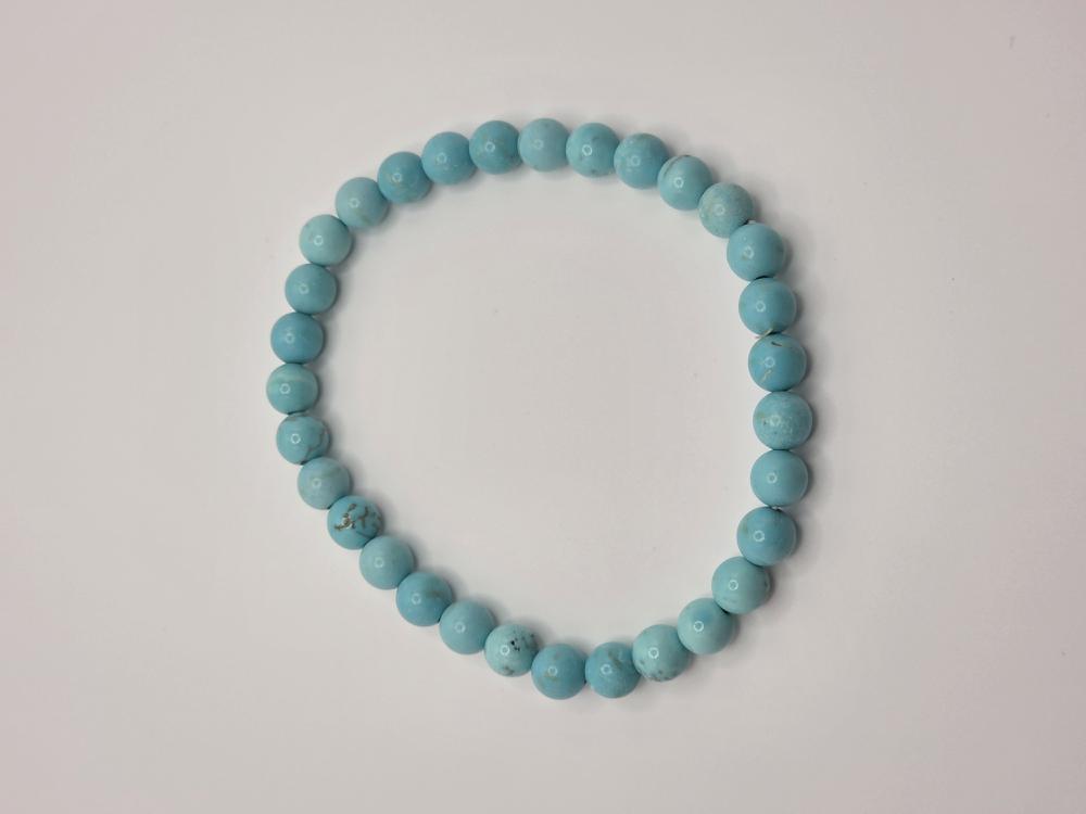 PULSERA TURQUENITA BOLA 6MM