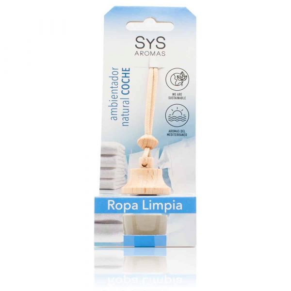 Ambientador Coche Ropa Limpia 7ml