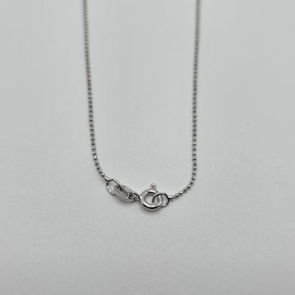 CADENA PLATA DE LEY 45CM RODIO REF 39257