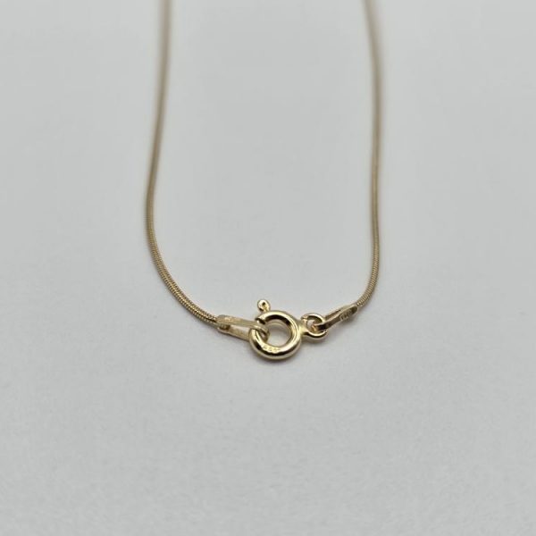 CADENA PLATA DORADA 50CM REF 39033