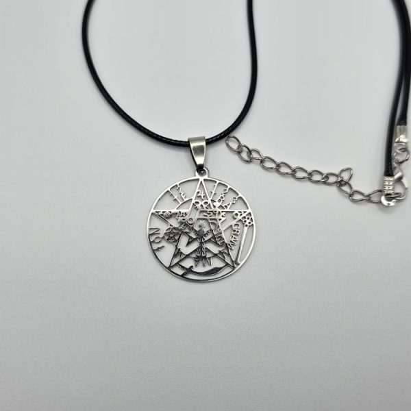 COLGANTE TETRAGRAMATON ACERO INOX CORDON 45CM