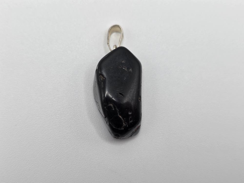 Colgante Turmalina Negra Rodado