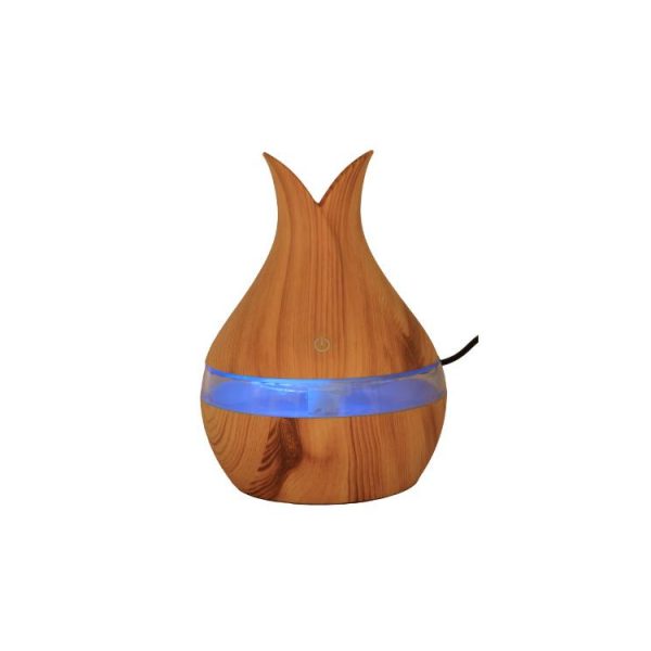 Humidificador de Aire Florero Madera 15cm