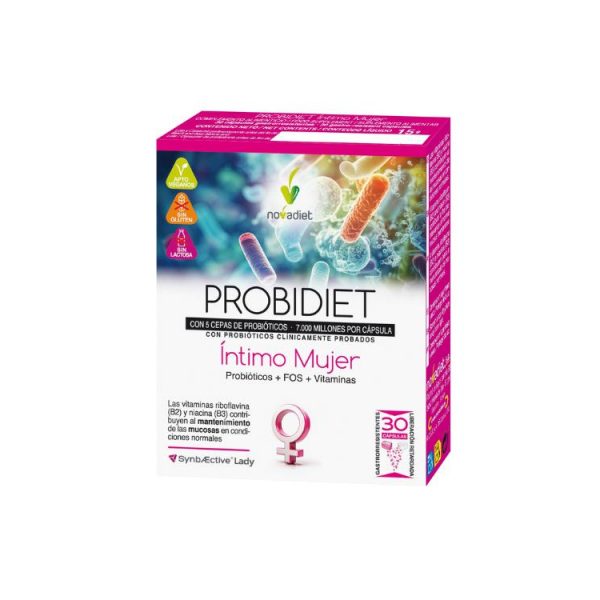 PROBIÓTICOS ÍNTIMO MUJER PROBIDIET 30 CÁPSULAS