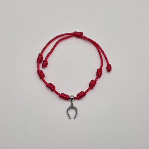 PULSERA 7 NUDOS ACERO INOX HERRADURA