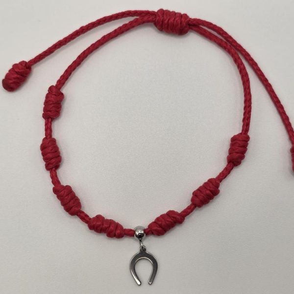 PULSERA 7 NUDOS HERRADURA ACERO INOX
