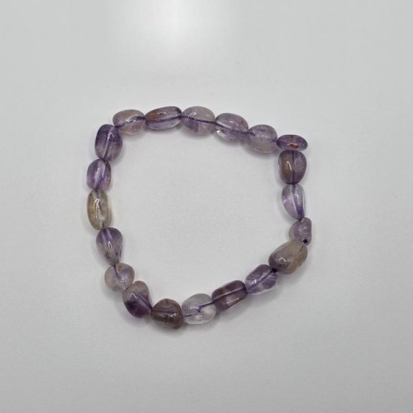 PULSERA AMETRINO PIEDRAS IRREGULARES