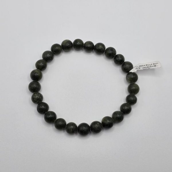 PULSERA JADE VERDE 8MM XL