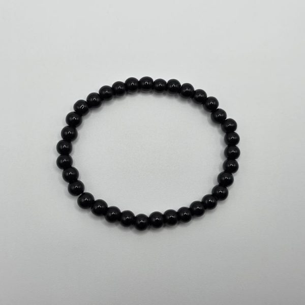 PULSERA TURMALINA NEGRA 6MM