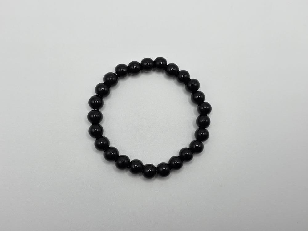 PULSERA TURMALINA NEGRA 8MM