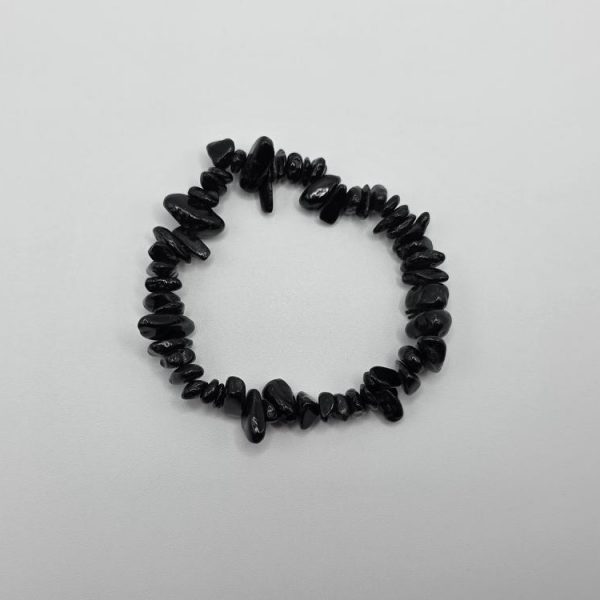 PULSERA TURMALINA NEGRA CHIPS