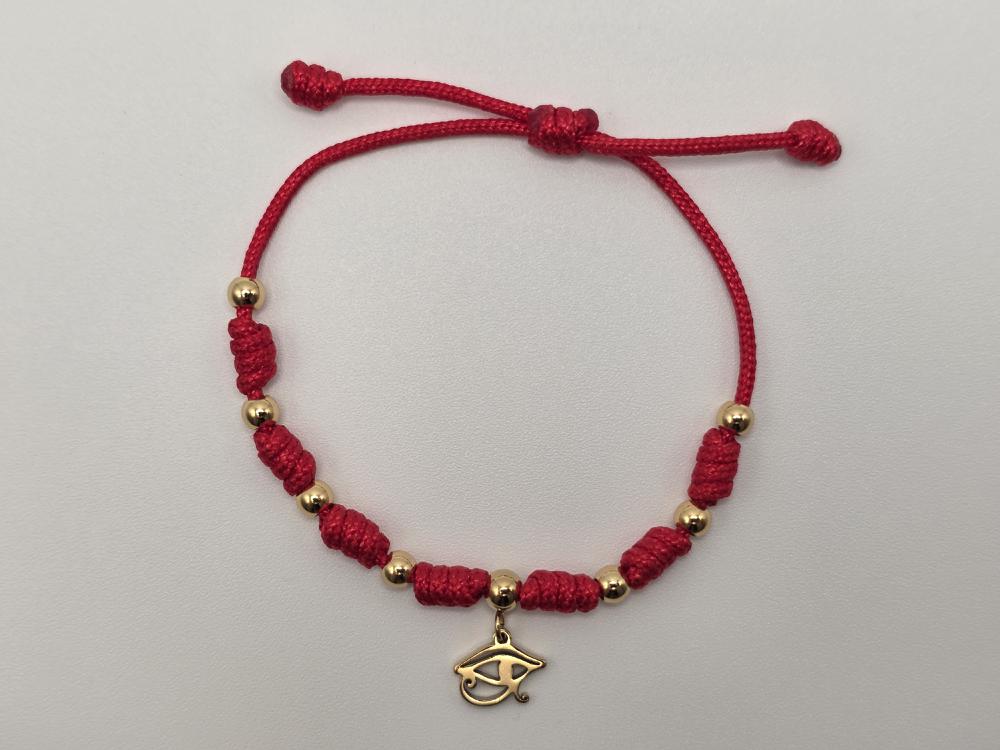 Pulsera 7 Nudos Ojo de Horus Acero Inoxidable