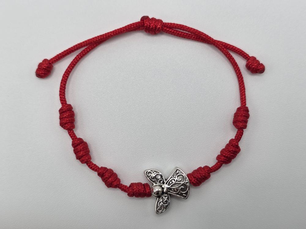 Pulsera 7 Nudos con Ángel de la Guarda