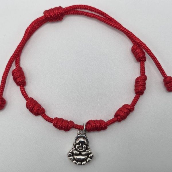 Pulsera 7 Nudos con Buda de la Suerte