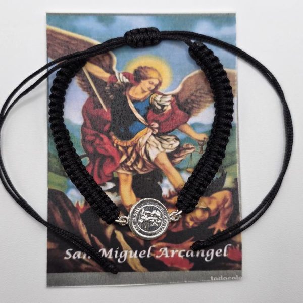 Pulsera San Miguel Plata de Ley Negra