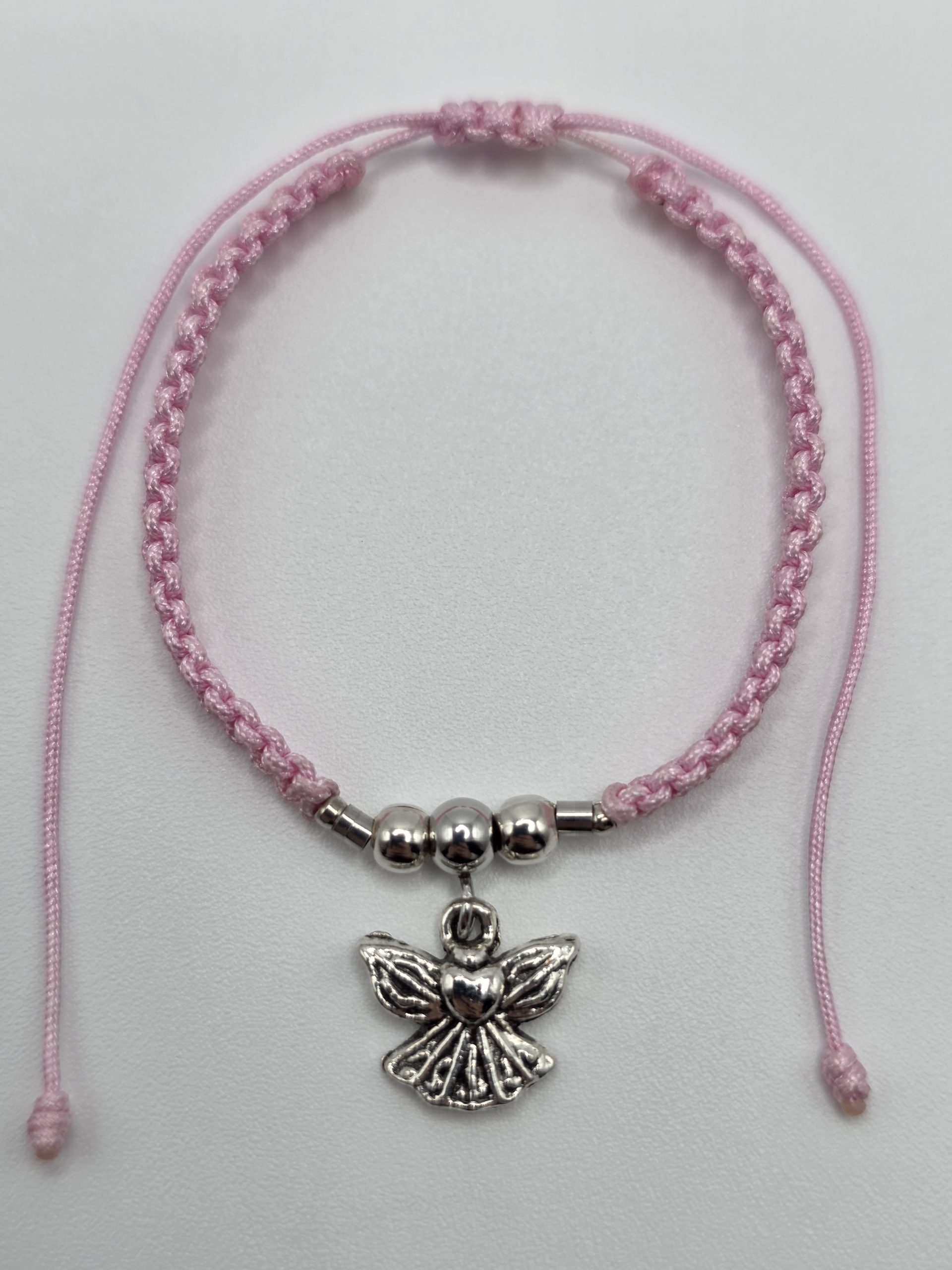 pulsera dije Ángel de la guarda corazón