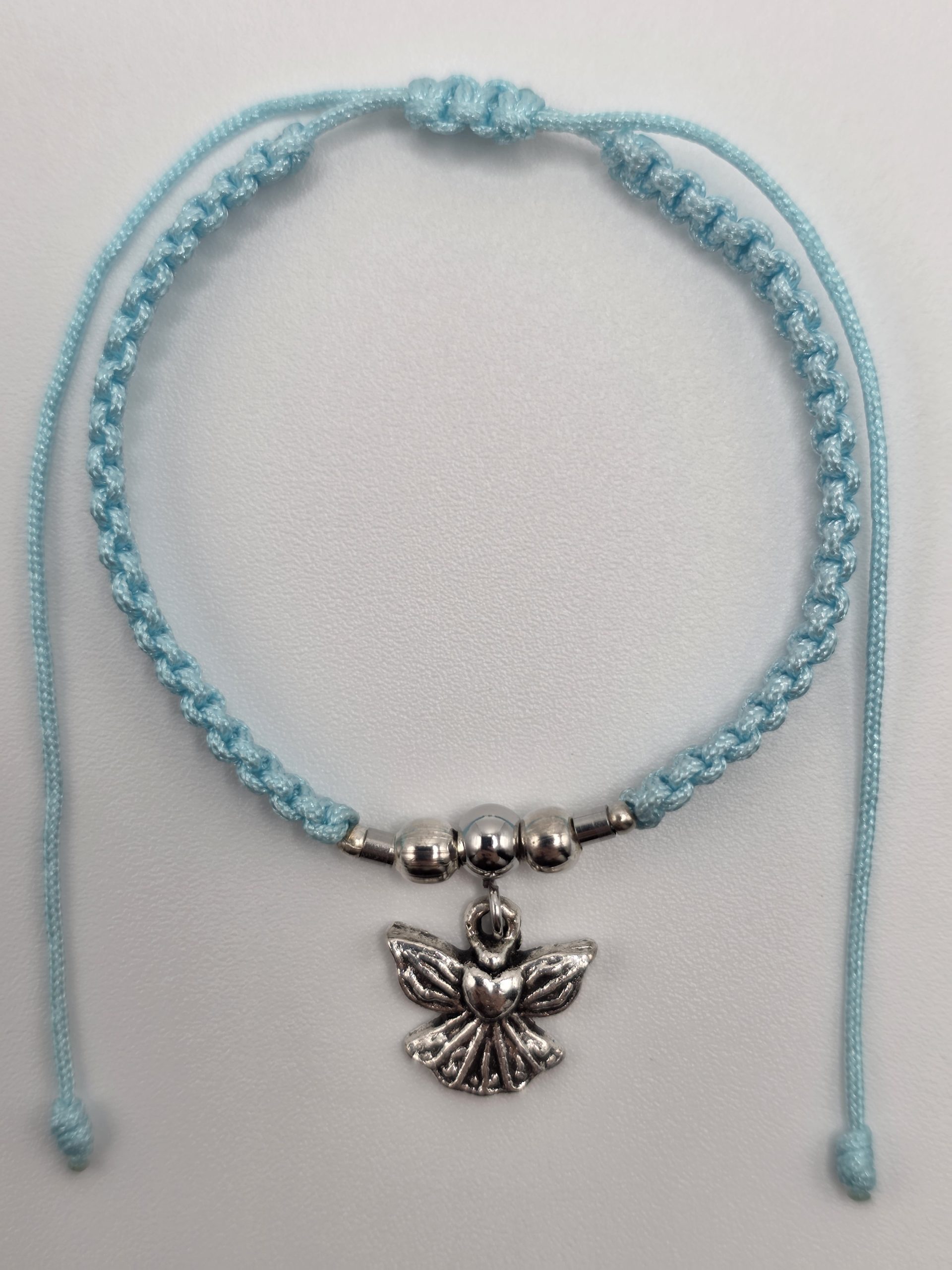 pulsera dije Ángel de la guarda corazón