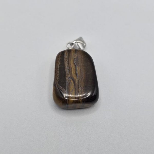 Colgante Ojo de Tigre Rodado 