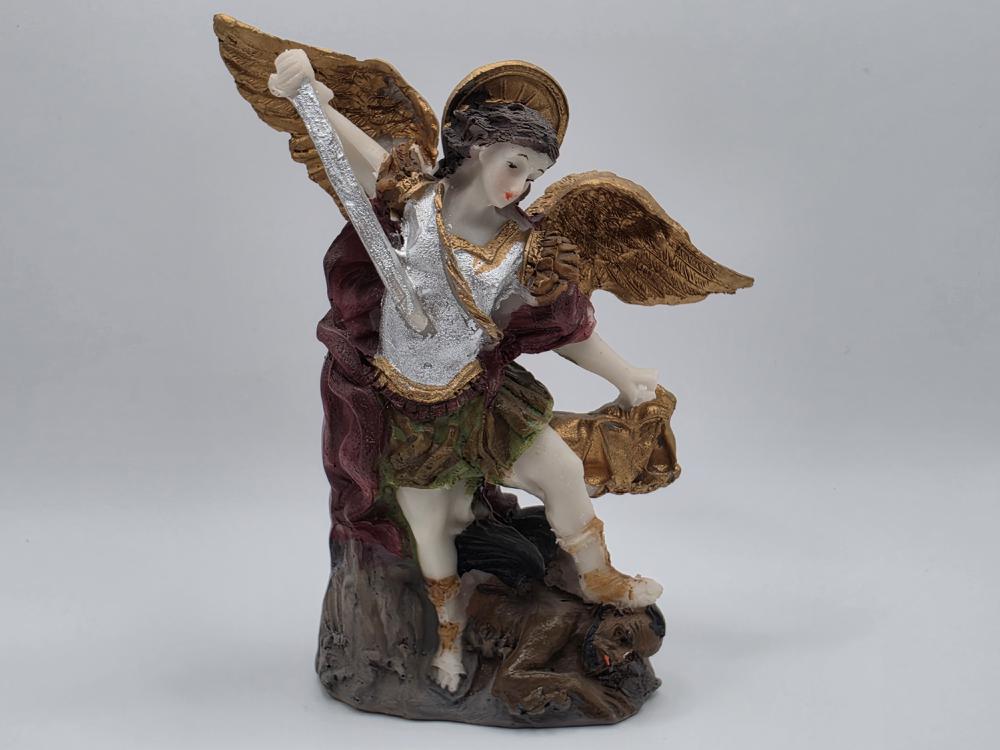 Figura Arcángel San Miguel 12 Cms Aprox