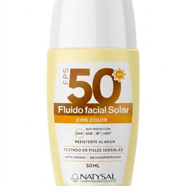 Fluido Facial con Color SPF 50 UVA   Water Resist