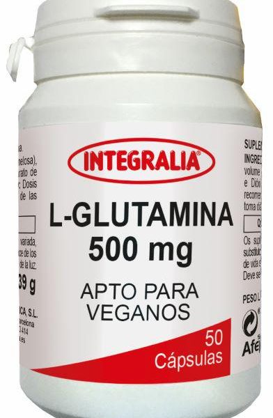 L-Glutamina 500mg 50 Cápsulas