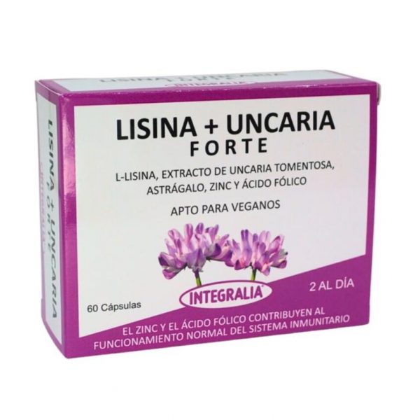 Lisina Uncaria Forte 60 Cápsulas