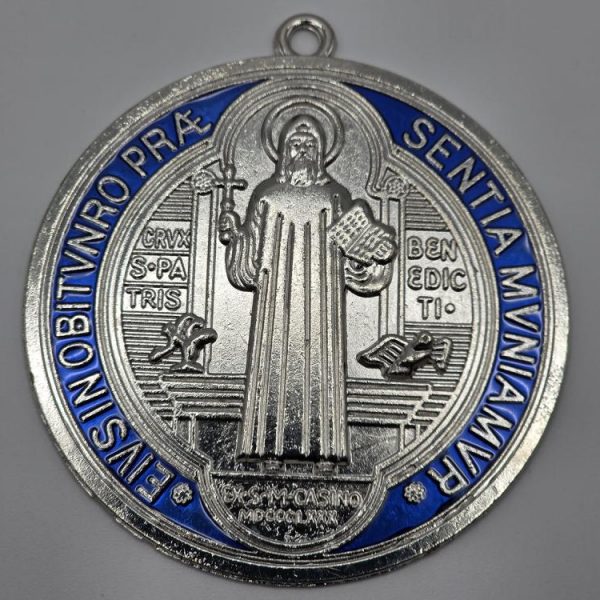 Medalla San Benito Metal Esmaltado