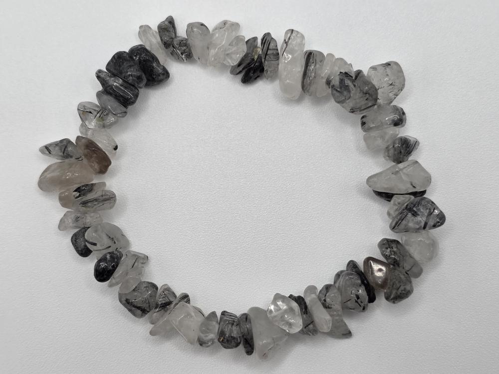 Pulsera Cuarzo Turmalinado Chip