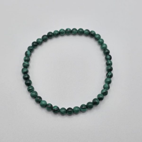 Pulsera Malaquita Bola 4mm