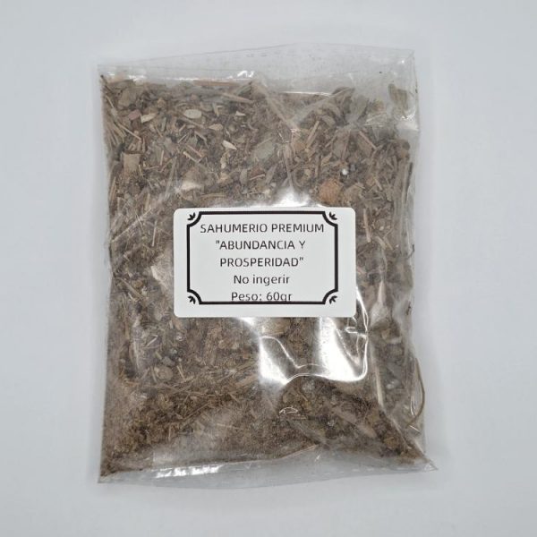 Sahumerio Abundancia y Prosperidad Premium 60g