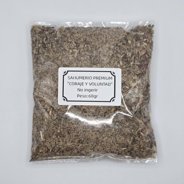 Sahumerio Coraje y Voluntad Premium 60g