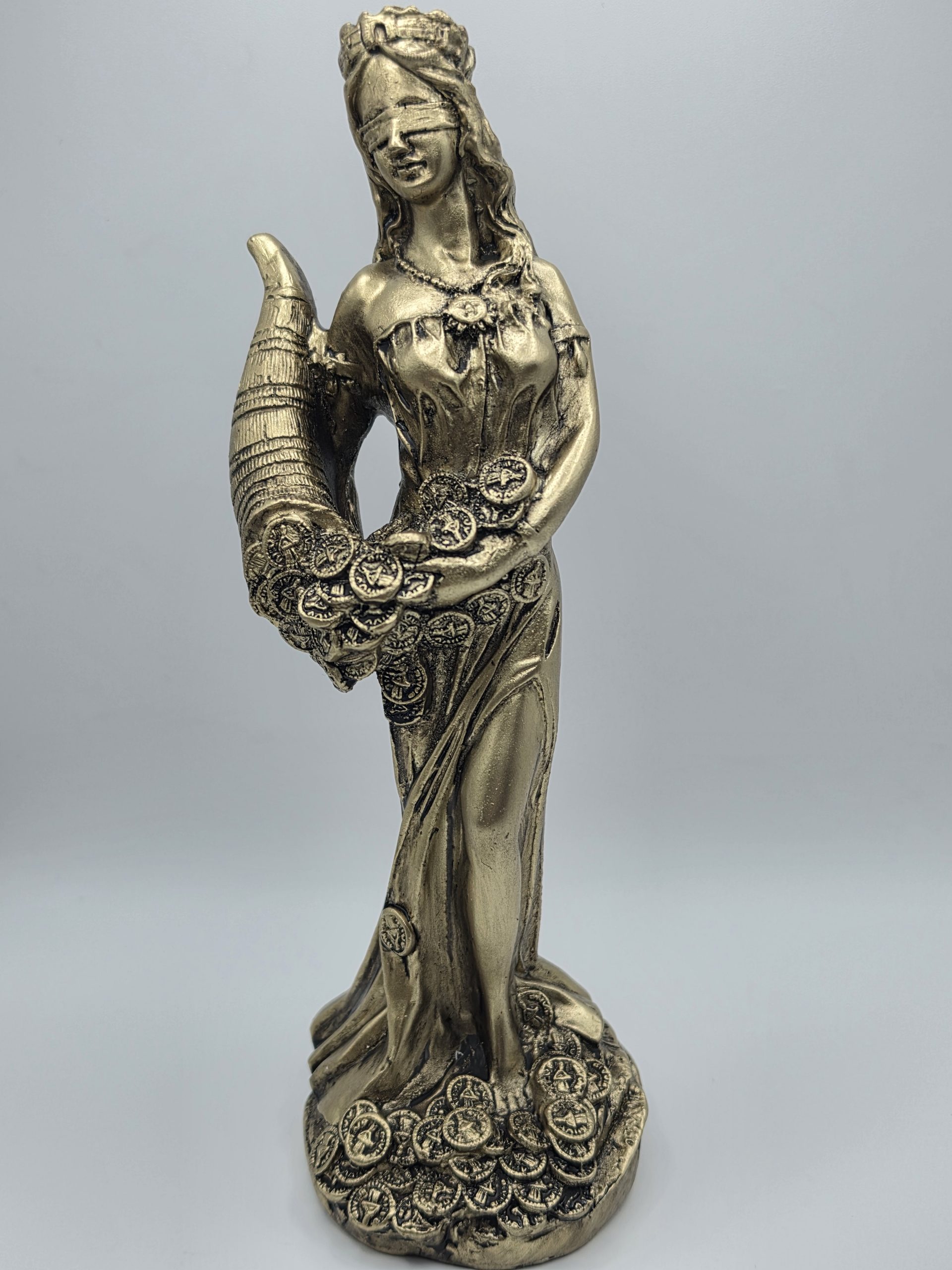 Figura Diosa de la Fortuna 23x6cm