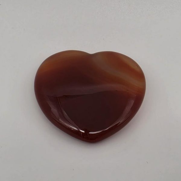 Ágata Carneola Forma Corazón