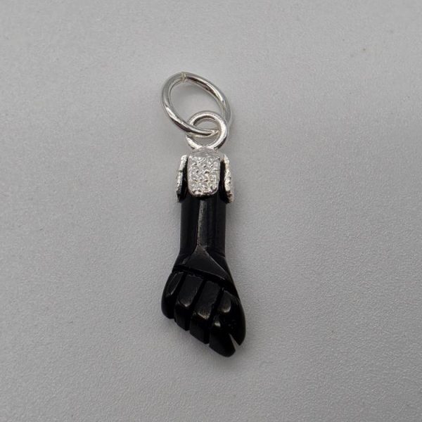 Colgante Figa de Azabache Plata de Ley