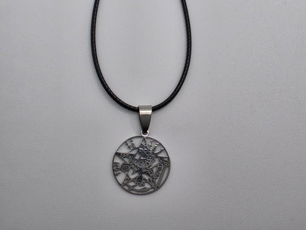 Colgante Tetragramaton Acero Inoxidable 20mm