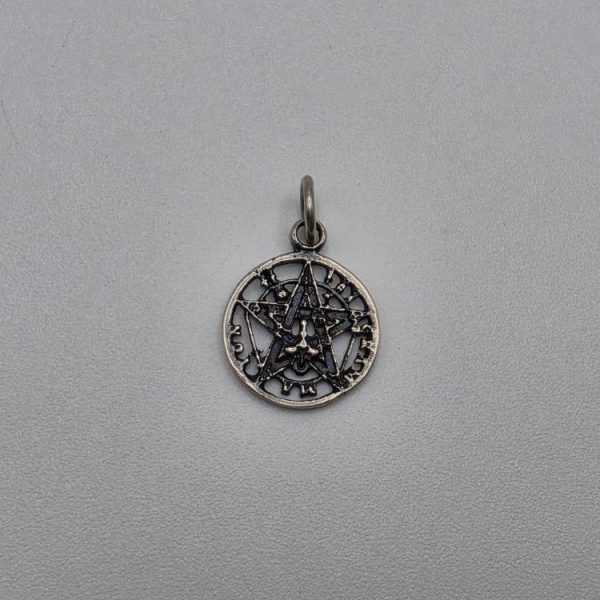 Colgante Tetragramaton Plata de Ley 13mm