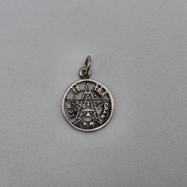 Colgante Tetragramaton Plata de Ley 15mm