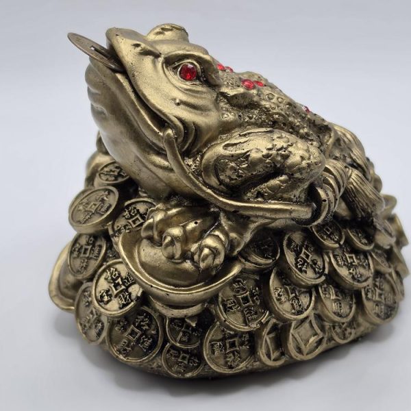 Figura Rana de la Prosperidad 100x90x120mm