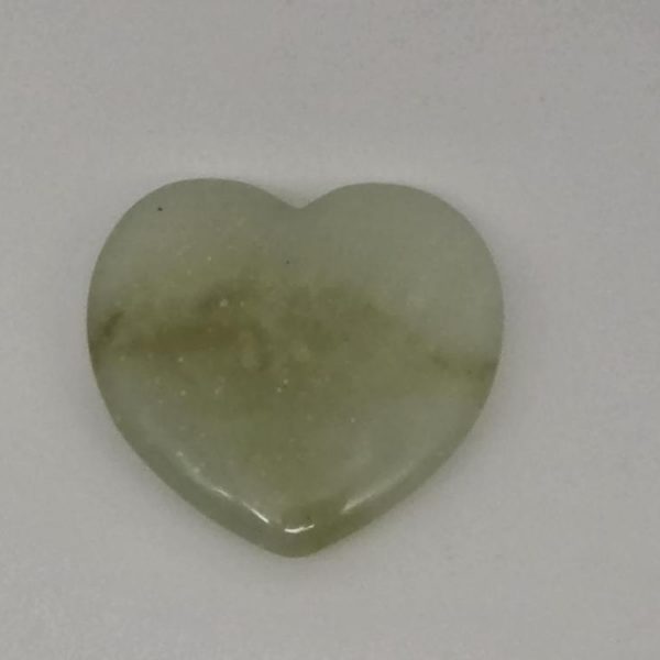Jade Verde Forma Corazón