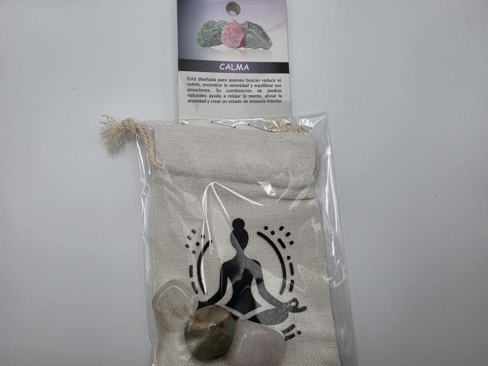 Juego de Piedras Calma con Bolsa