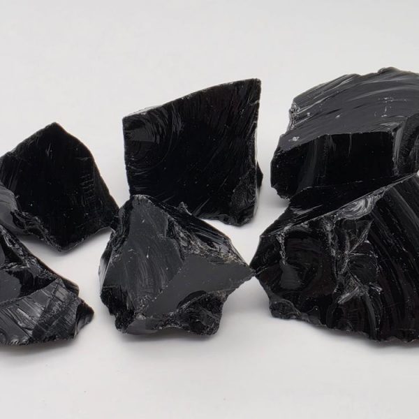 Obsidiana Negra Cristalizada en Bruto 30-50mm