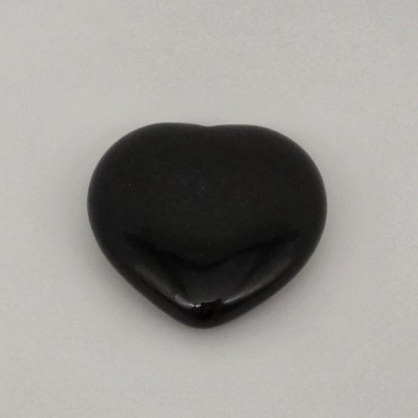 Obsidiana Negra Forma Corazón