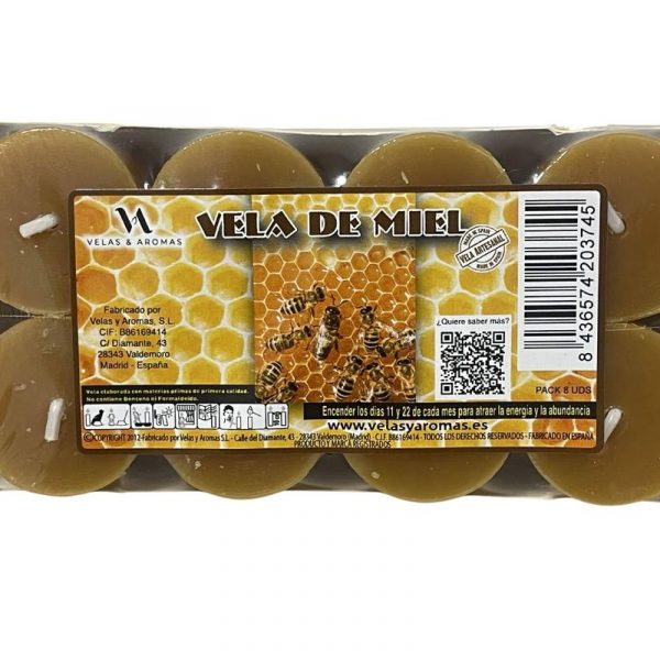 Pack 8 Velas de Miel