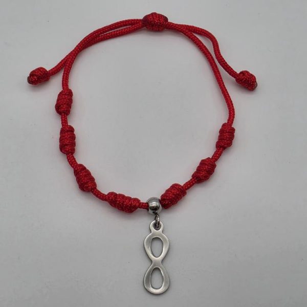 Pulsera 7 Nudos Con Infinito Acero Inoxidable