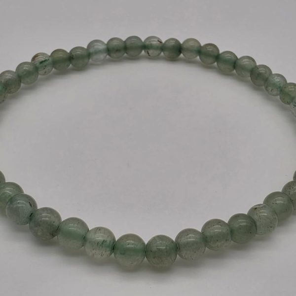 Pulsera Cuarzo Verde Bola 4mm