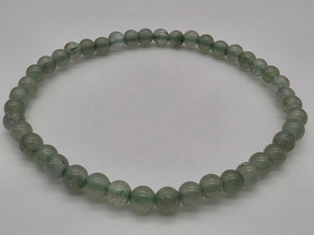 Pulsera Cuarzo Verde Bola 4mm