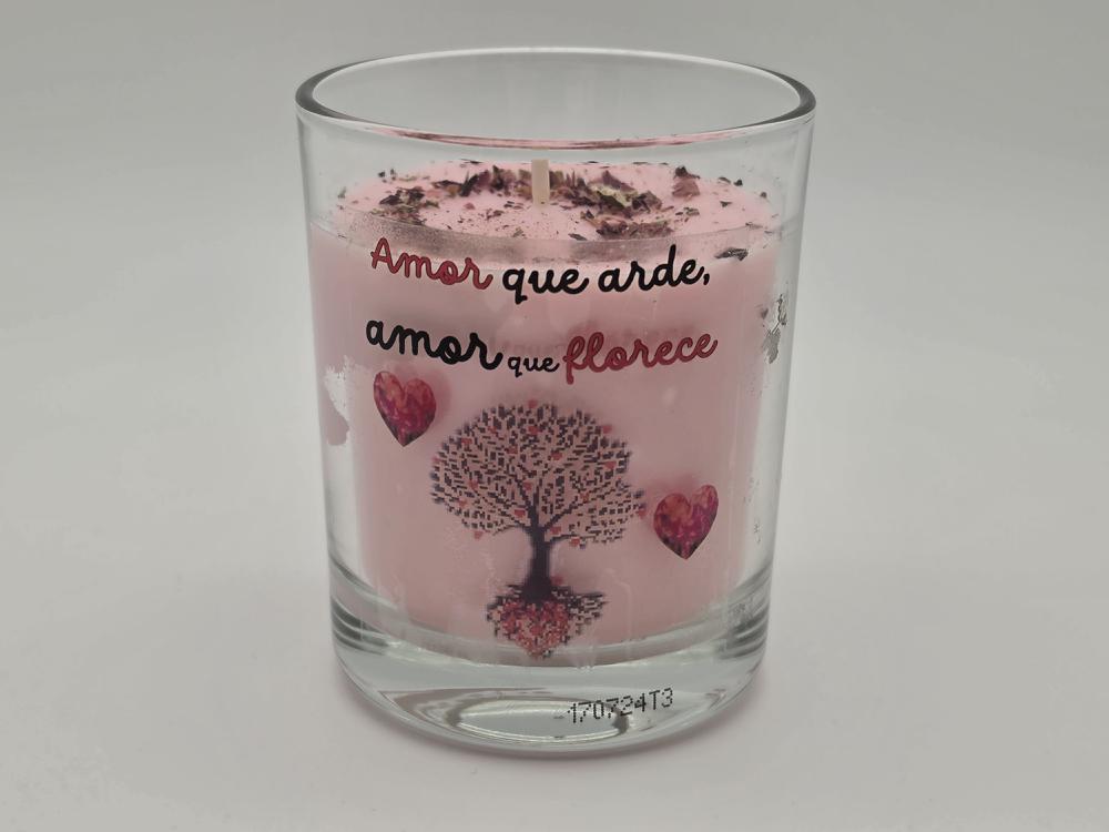 Vela de Intención Perfumada Para el Amor
