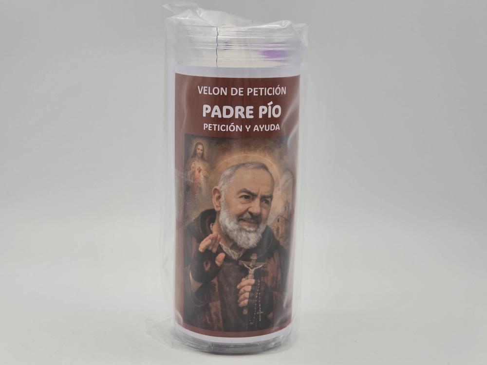 Velón de Petición Padre Pio